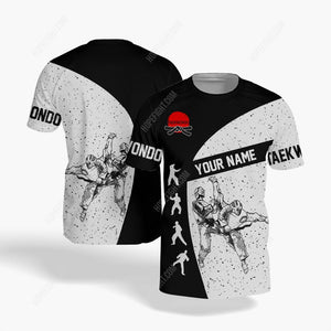 Custom Taekwondo Shirt, Gift For Taekwondo Lover, All Over Printed