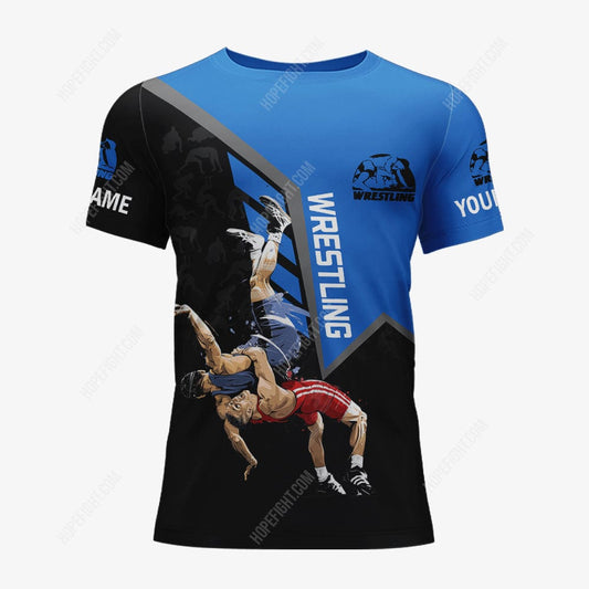 Wrestling Love Shirt, Wrestling Shirt Gift, All Over Printed