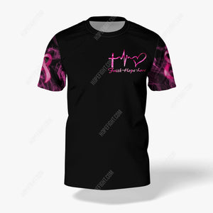 Breast Cancer Shirt, Gift For Breast Cancer Lover, All Over Printed