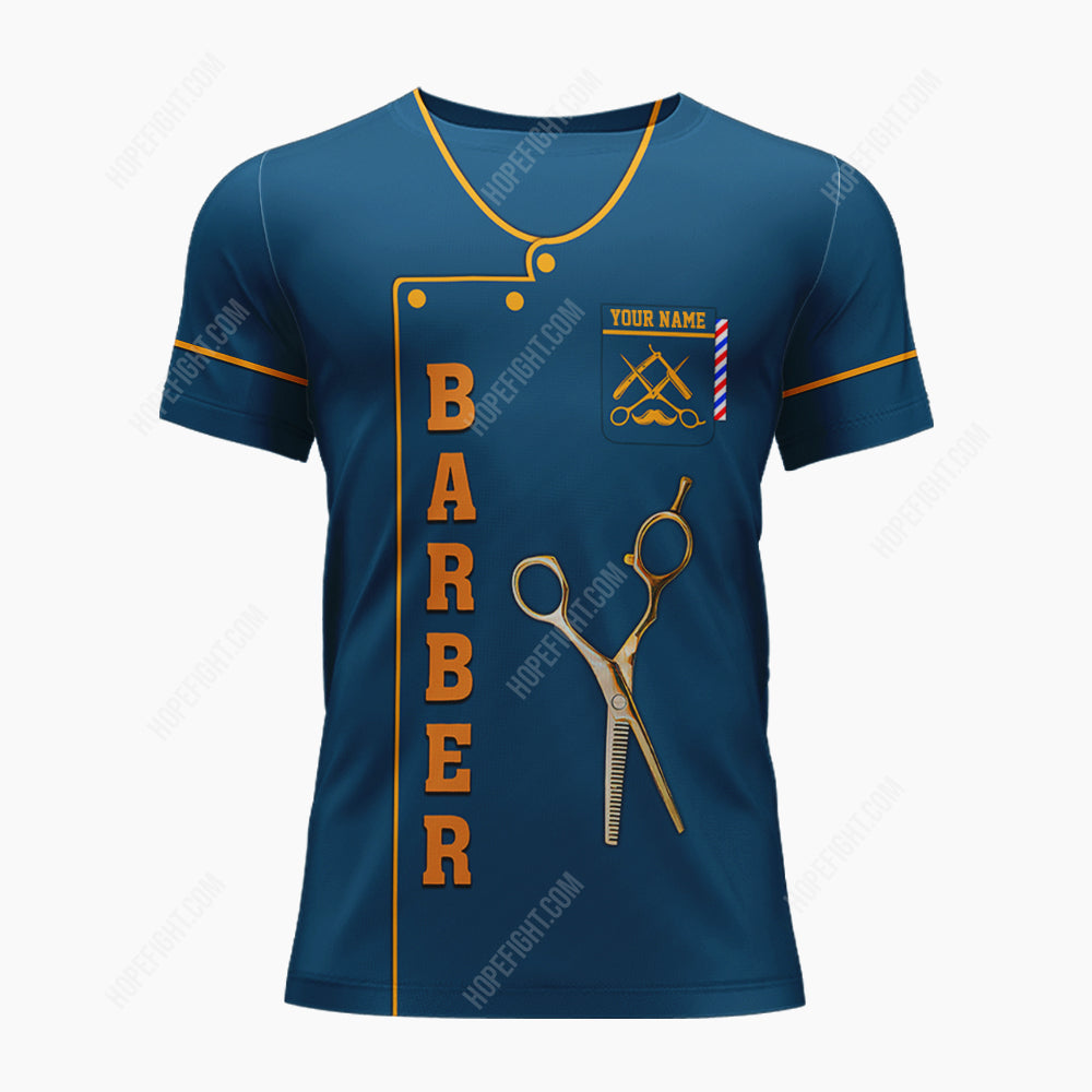 Custom Barber Shirt, Gift For Barber Lover, All Over Printed