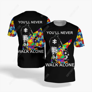 Autism Awareness Shirt, All Over Printed