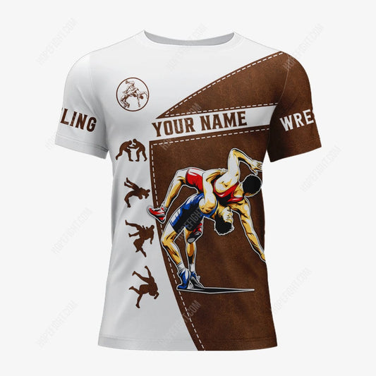 Wrestling Love Shirt, Wrestling Shirt Gift, All Over Printed
