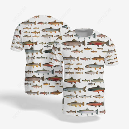 Fishing Shirt, All Over Printed