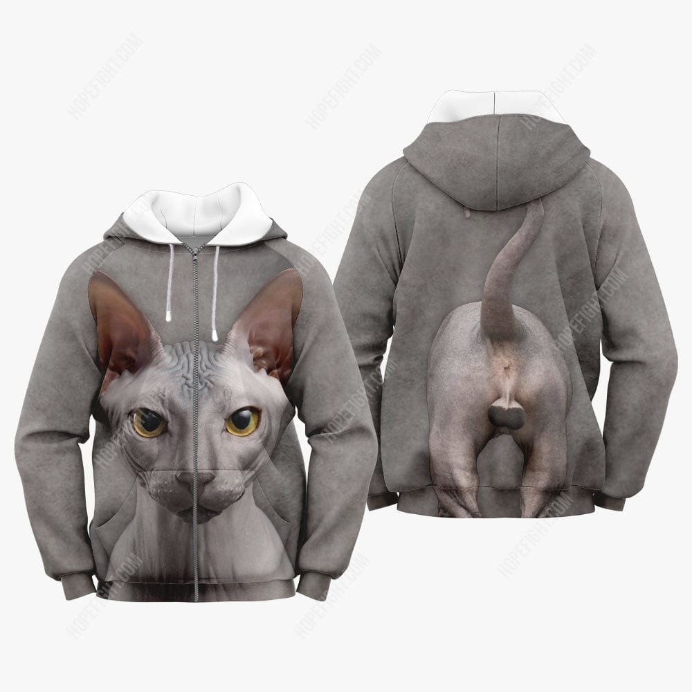 Sphynx Cat Shirt, Gift For Sphynx Cat Lover, All Over Printed