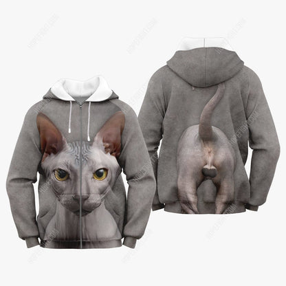 Sphynx Cat Shirt, Gift For Sphynx Cat Lover, All Over Printed