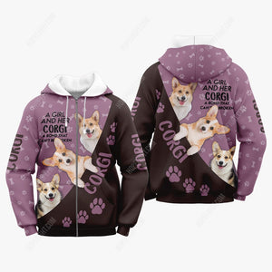 Corgi Shirt, Gift For Corgi Lover, All Over Printed