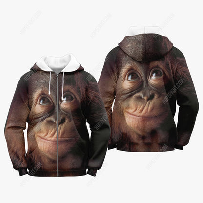 Monkey Shirt, All Over Printed