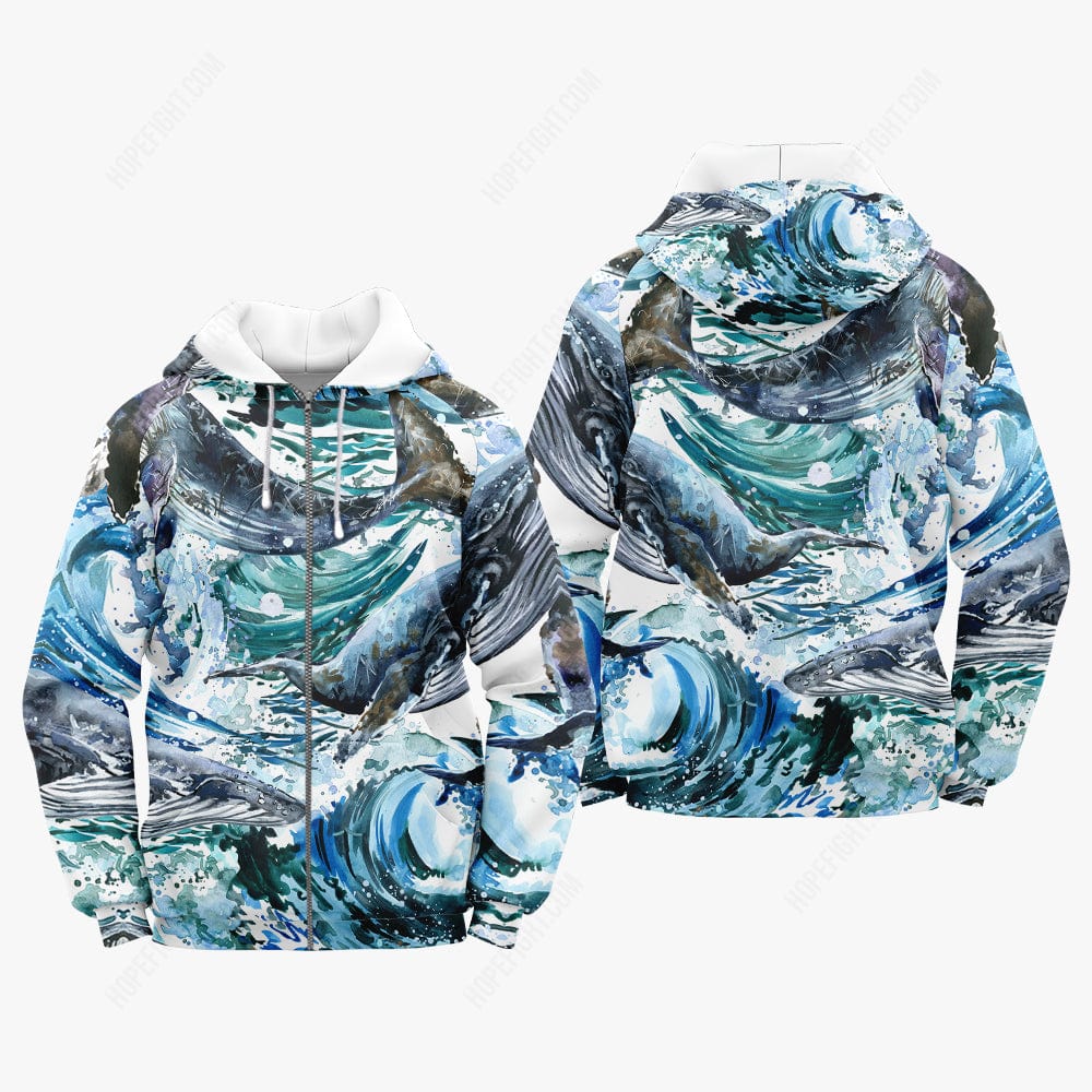 Whale Shirt, Gift For Whale Lover, All Over Printed