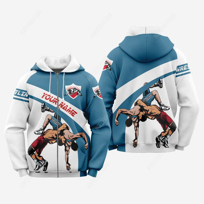 Wrestling Love Shirt, Wrestling Shirt Gift, All Over Printed