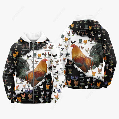 Rooster Shirt, Gift For Chicken Lover, All Over Printed