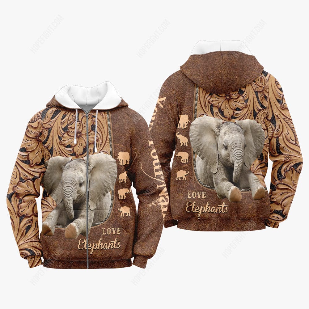Elephant Shirt, Gift For Elephant Lover, All Over Printed