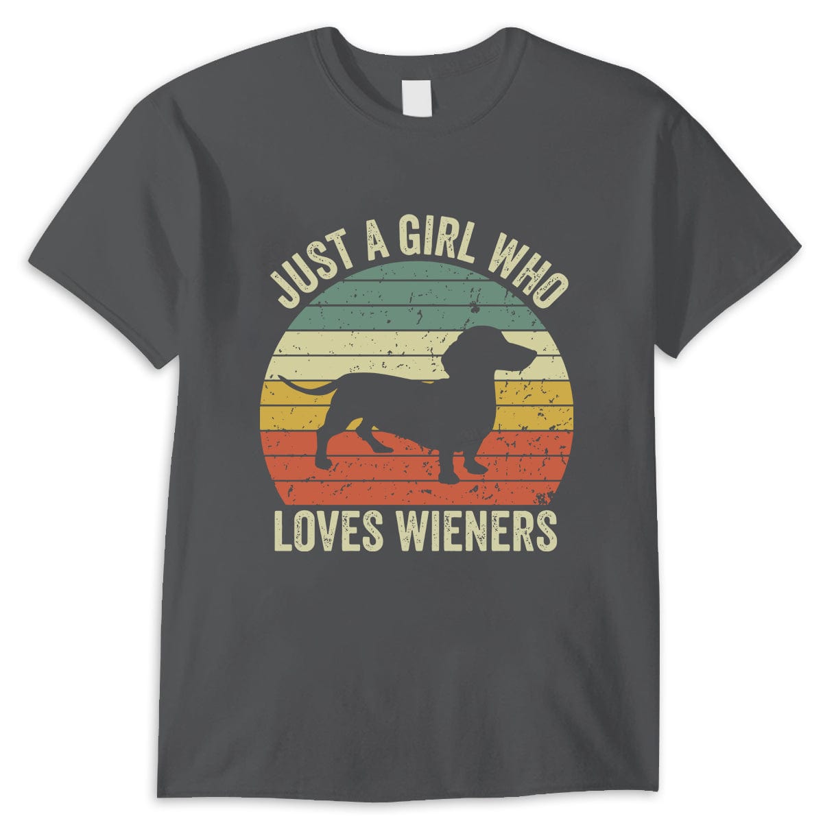 Solo una chica que ama las camisetas de Dachshund de Wieners