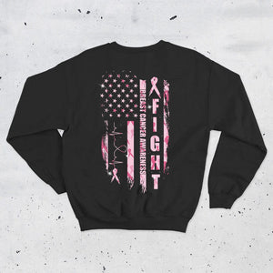 Fight Breast Cancer Flag Shirts