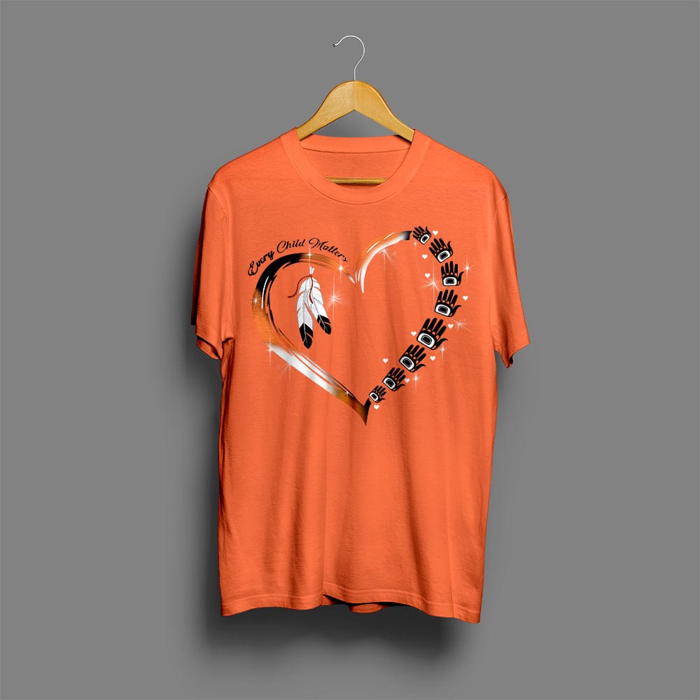 Every Child Matters, Orange Shirt Day Hands Heart, Residential Schools