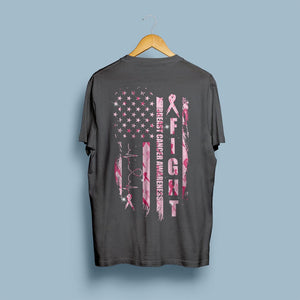 Fight Breast Cancer Flag Shirts