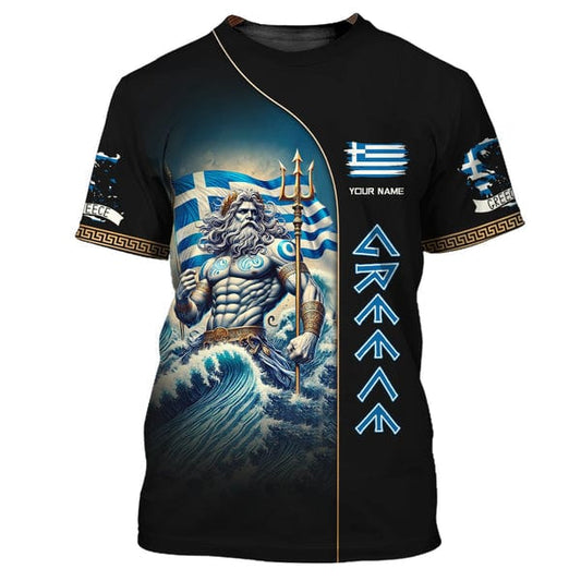 Greece Shirt, Gift For Greece Lover, All Over Printed