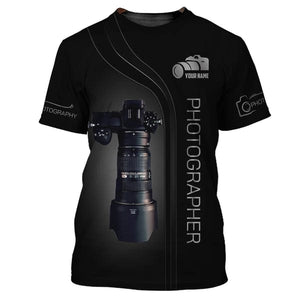 Custom Photography Shirt, Gift For Photography Lover, All Over Printed