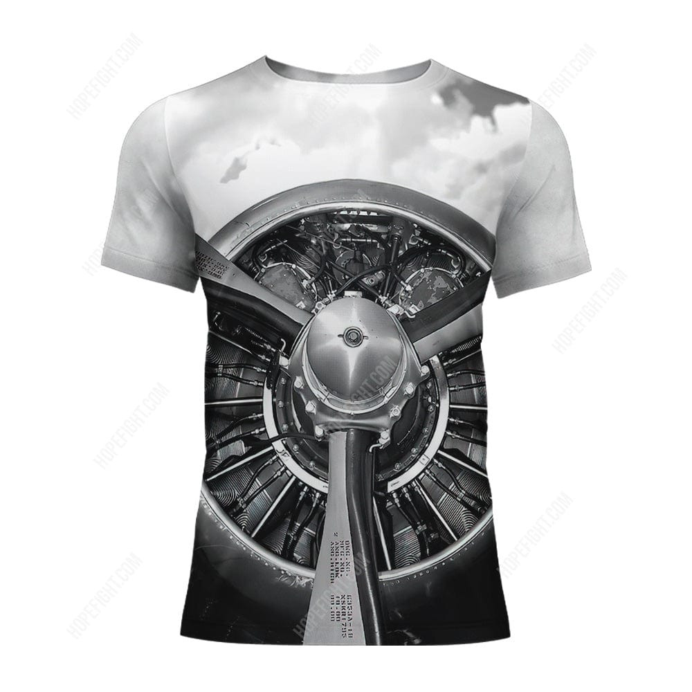 Aircraft Engine T-Shirt, Aircraft Gift