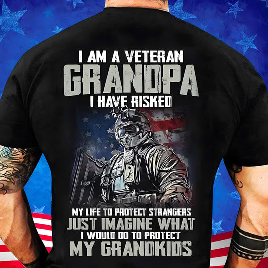 Camisetas de abuelo veterano