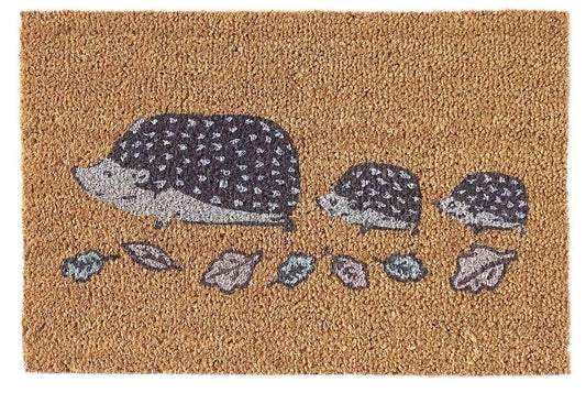 Family Hedgehog Doormat