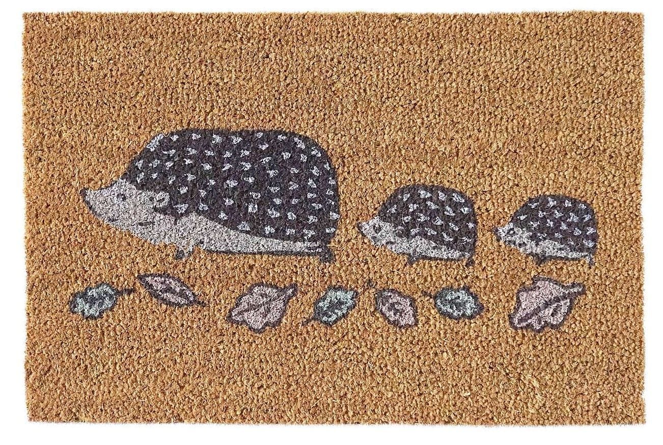 Family Hedgehog Doormat