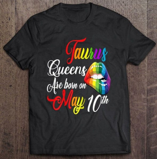 Personalized Rainbow Taurus Queen Zodiac Shirt