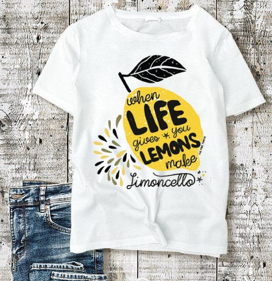 Cuando la vida te da limones, haz limoncello Camiseta de limón