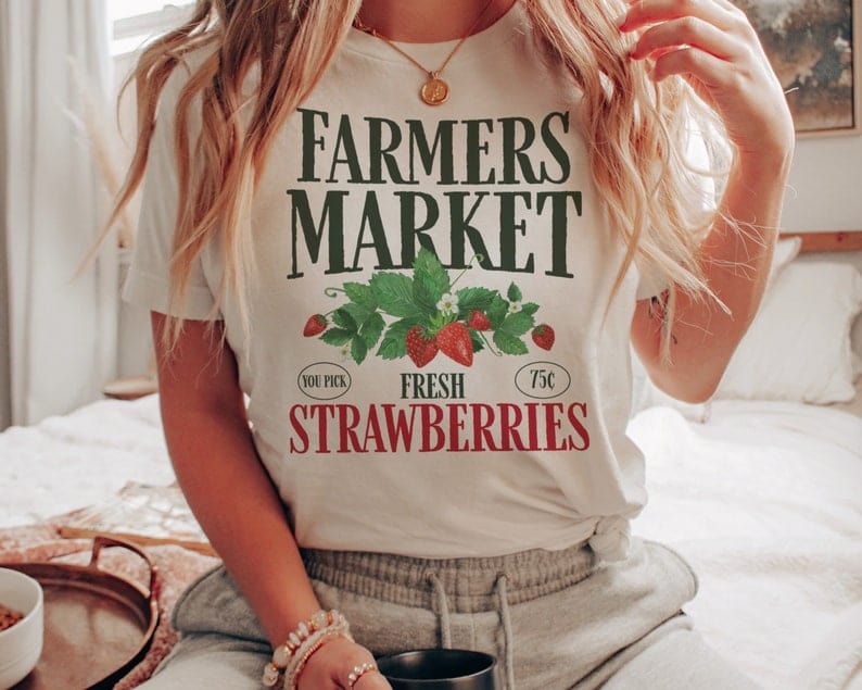 Farmers Market Fresh Strawberries Shirt