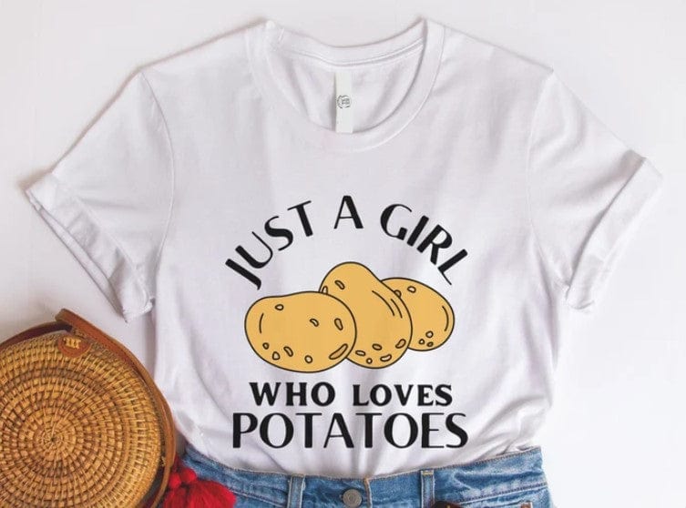 Just A Girl Who Loves Potatoes Potato Farmer Shirt