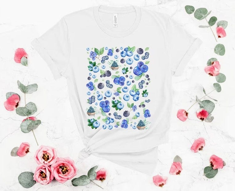 Blueberry Cottage Botanical Shirt