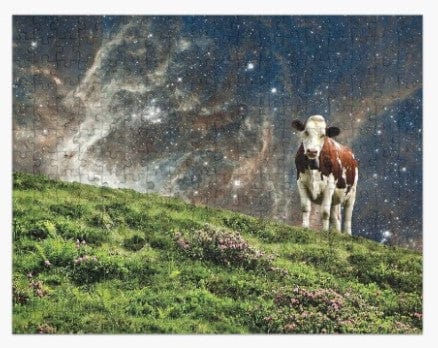 Cows In Space Jigsaw Puzzle, Autism Toys For Kids, Adults, Whimsical Jigsaw Puzzle