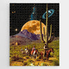 Space Cowboys Funny Cow Jigsaw Puzzle, Autism Toys For Kids, Adults, Whimsical Jigsaw Puzzle