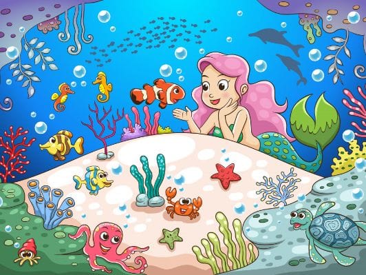 Cute Little Mermaid Jigsaw Puzzle, Autism Toys For Kids, Adults