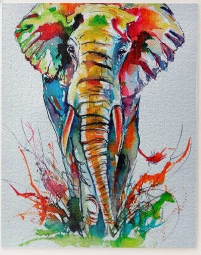 Colorful Elephant Jigsaw Puzzle, Autism Toys For Kids, Adults