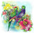 Parrot And Flower Jigsaw Puzzle, Autism Toys For Kids, Adults