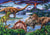 World's Of Dinosaur Jigsaw Puzzle, Whimsical Jigsaw Puzzle, Autism Toys For Kids, Adults