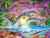 Fantasy Isle Colorful Dolphin Jigsaw Puzzle, Autism Toys For Kids, Adults, Whimsical Jigsaw Puzzle