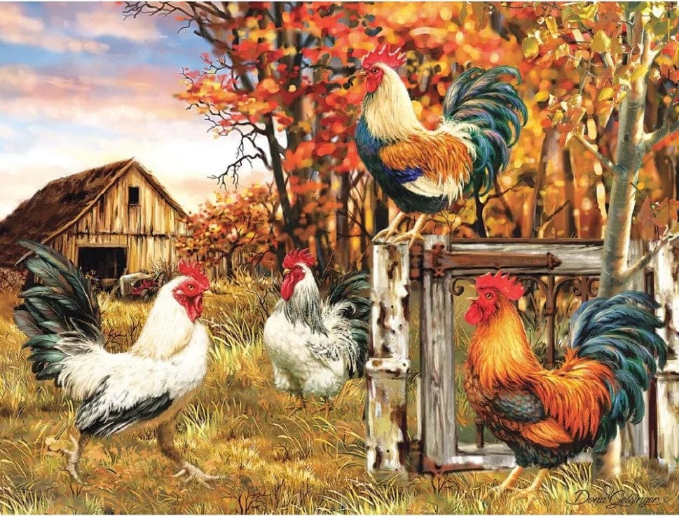 Chickens In Farm Jigsaw Puzzle, Autism Toys For Kids, Adults