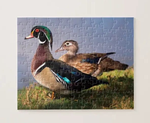 Lakeside, Wood Duck Jigsaw Puzzle, Autism Toys For Kids, Adults