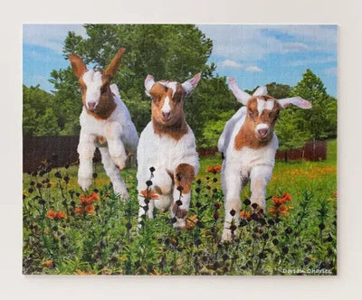 Baby Goats Jigsaw Puzzle, Autism Toys For Kids, Adults