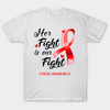 Her Fight Is Our Fight Stroke Awareness Support Stroke Warrior Shirt