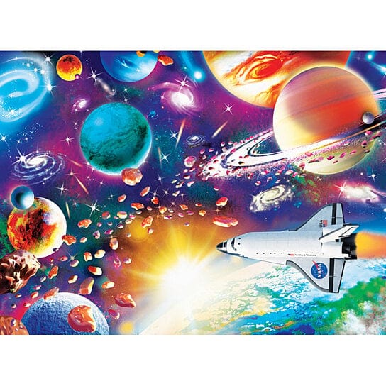 Sunrise In Space Galaxy Jigsaw Puzzle, Whimsical Jigsaw Puzzle, Autism Toys For Kids, Adults