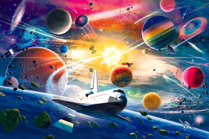 Space Galaxy Soloar System Jigsaw Puzzle, Whimsical Jigsaw Puzzle, Autism Toys For Kids, Adults, Mystery Jigsaw Puzzles