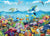 Ocean Island Paradise Jigsaw Puzzle, Autism Toys For Kids, Adults, Whimsical Jigsaw Puzzle