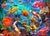 Tropical Fish Ocean Jigsaw Puzzle, Whimsical Jigsaw Puzzle, Autism Toys For Kids, Adults