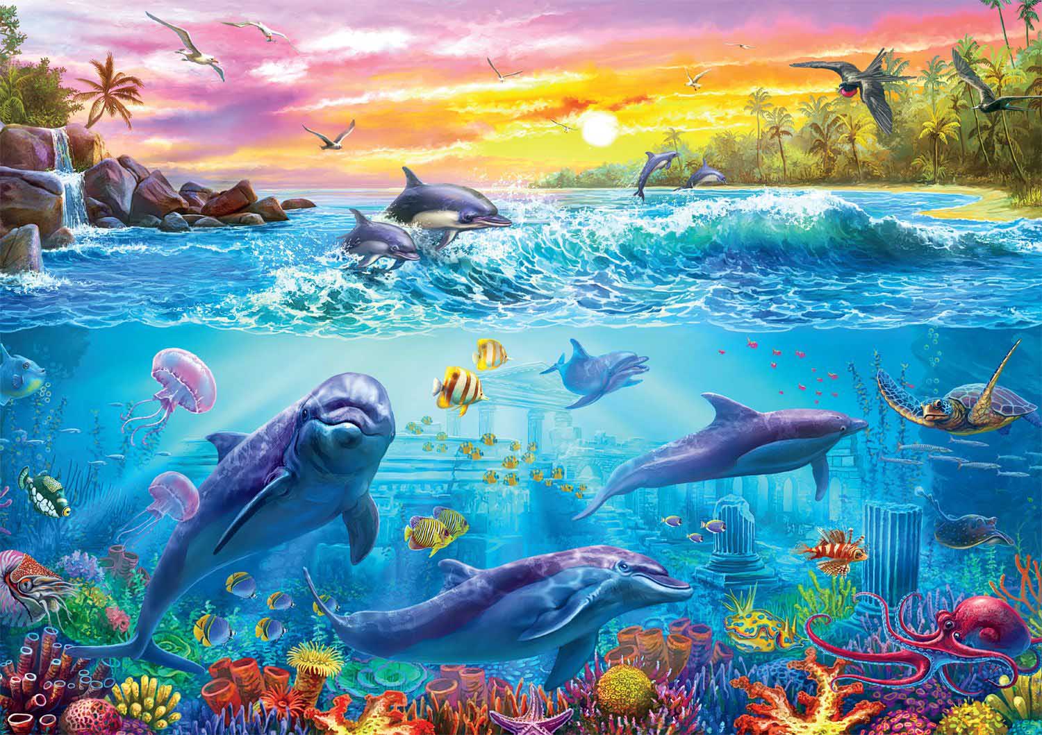 Magnificent Undersea World Ocean Jigsaw Puzzle, Autism Toys For Kids, Adults, Whimsical Jigsaw Puzzle