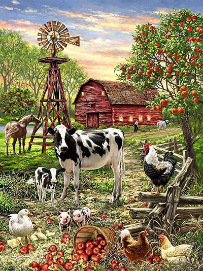 Animals Farm Jigsaw Puzzle, Autism Toys For Kids, Adults, Whimsical Jigsaw Puzzle