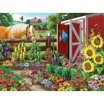 Summer On The Farm Jigsaw Puzzle, Autism Toys For Kids, Adults, Whimsical Jigsaw Puzzle