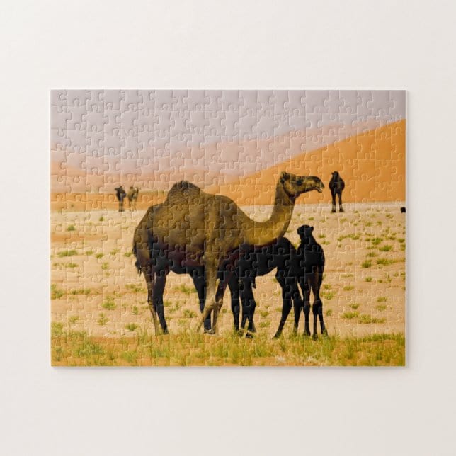 Camel On The Desert Jigsaw Puzzle, Autism Toys For Kids, Adults