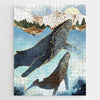 Whales And Mountain Jigsaw Puzzle, Autism Toys For Kids, Adults